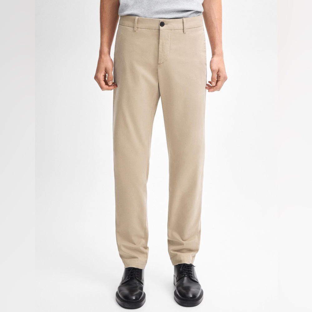 NWT Massimo‎ Dutti Men's Slim Fit Trousers Tan Brown Size 36 x 31
